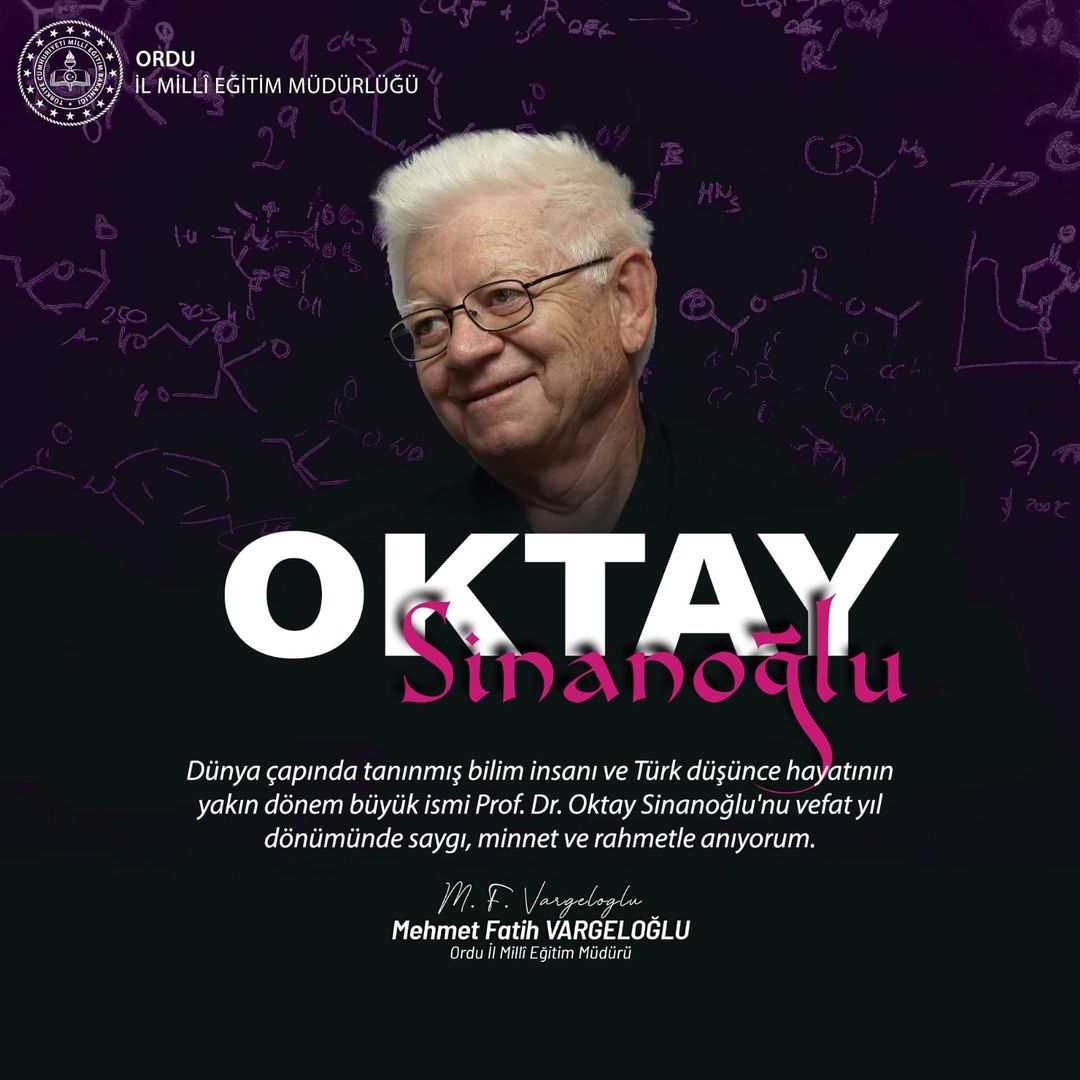 Bilim Camiasının Değerli İsmi Prof. Dr. Oktay Sinanoğlu Anılıyor